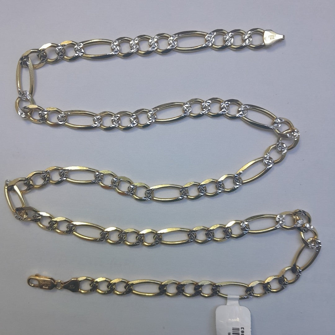 CADENAS CARTIER 3 1 DIAMANTADA ORO 14K 47.8 (NUEVO)
