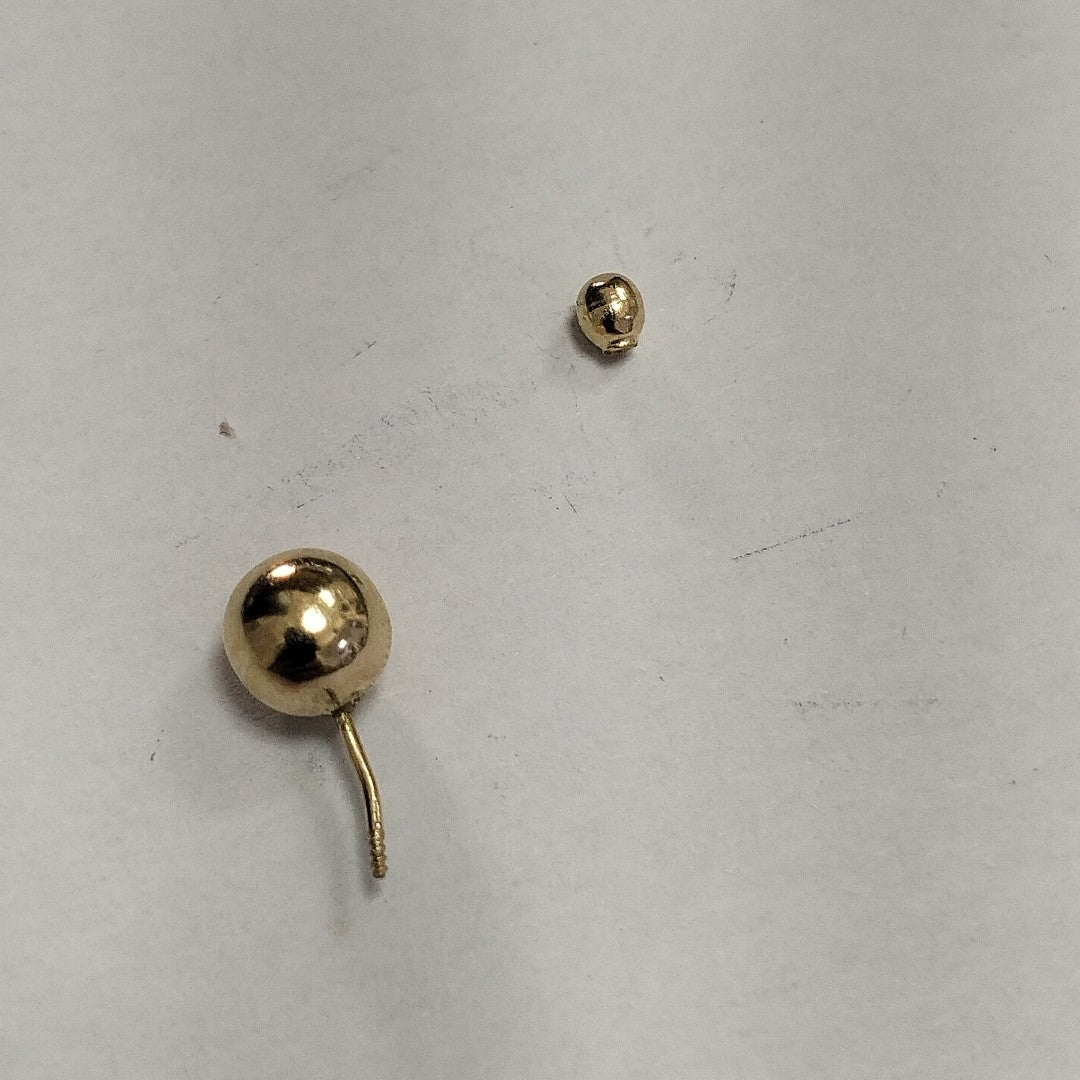 BROQUELES PAR ORO 14 K 1.7 GRMS (SEMINUEVO)