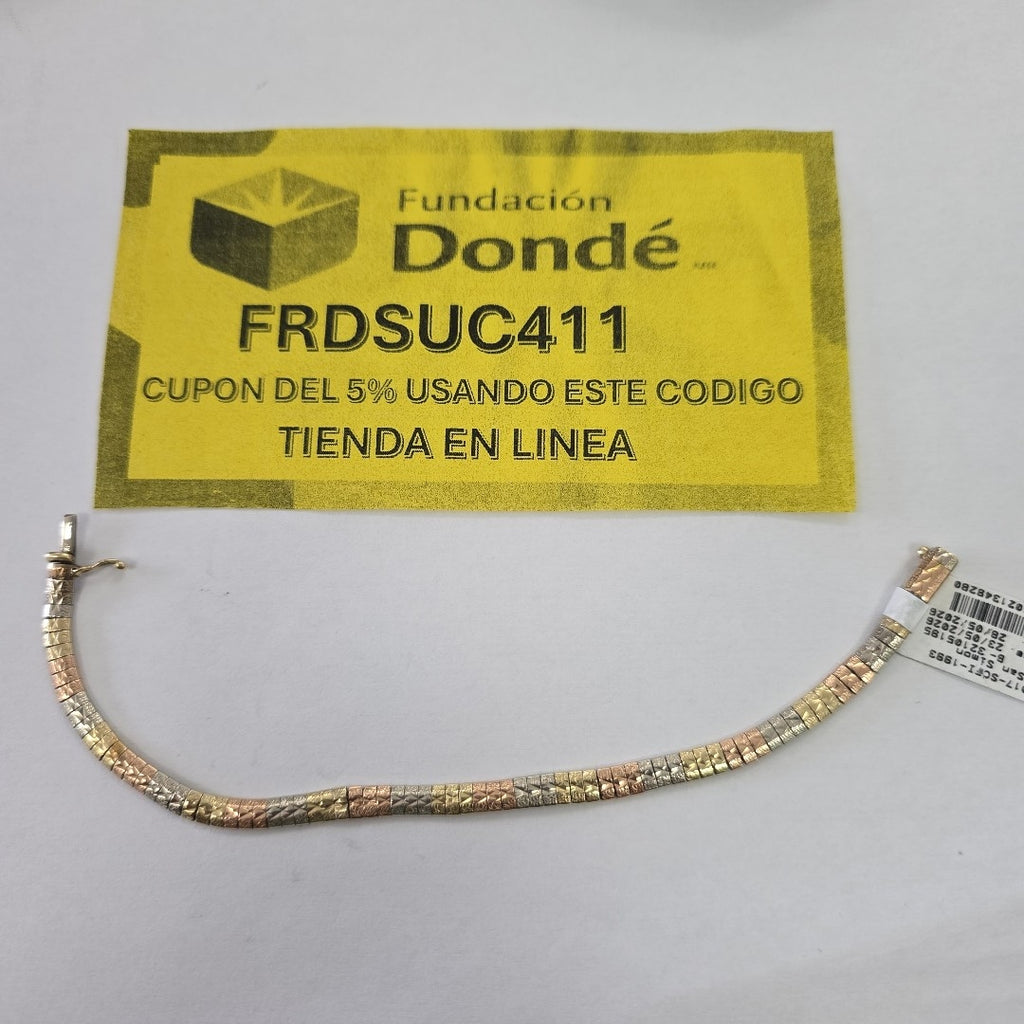 PULSERA ORO,ORO COMBINADO 14 K 11,00 GRMS (SEMINUEVO)