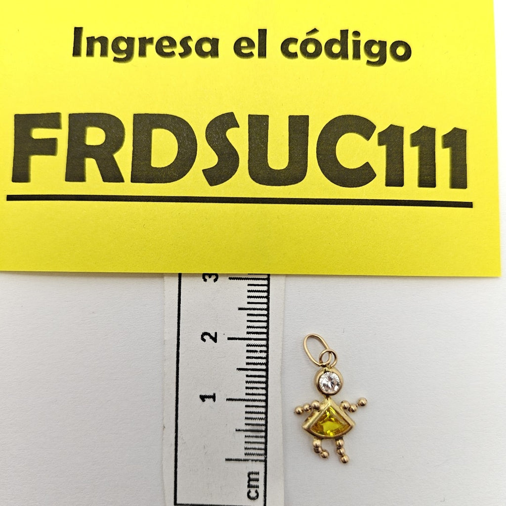 DIJE ORO 14 K 0,90 GRMS (SEMINUEVO)