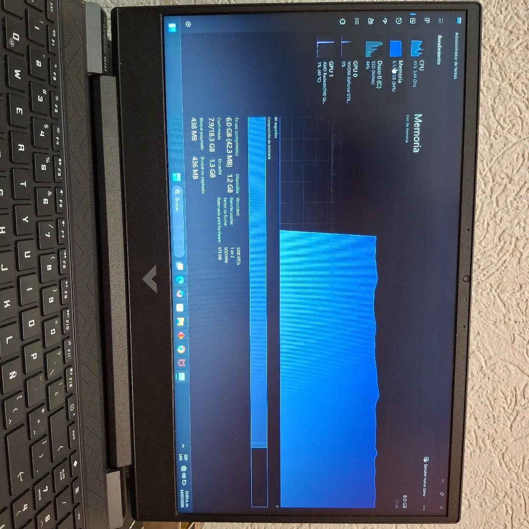 LAPTOP HP VICTUS 15-FB0122LA (2023) 512 GB SSD 8 GB RAM