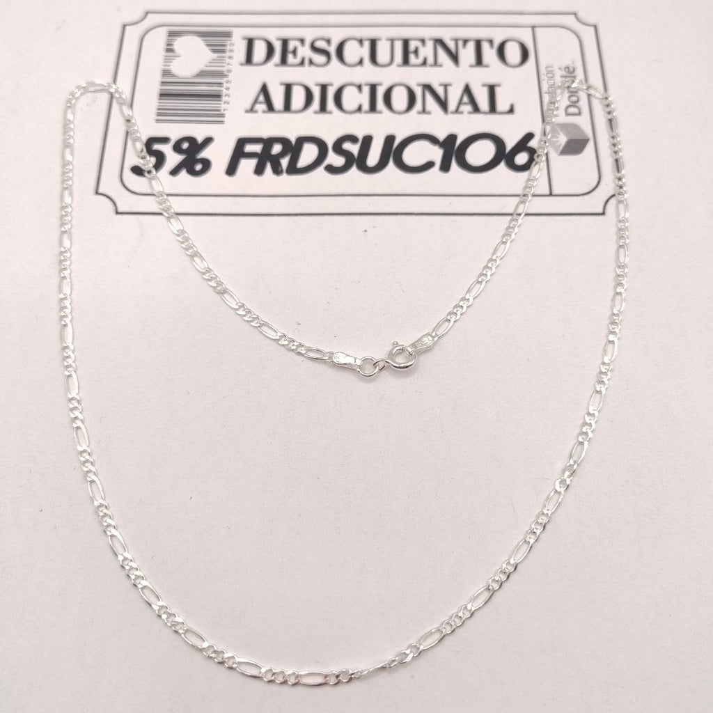 CADENA 3X1 PLATA .925 50 CM 4.22 GR (NUEVO)
