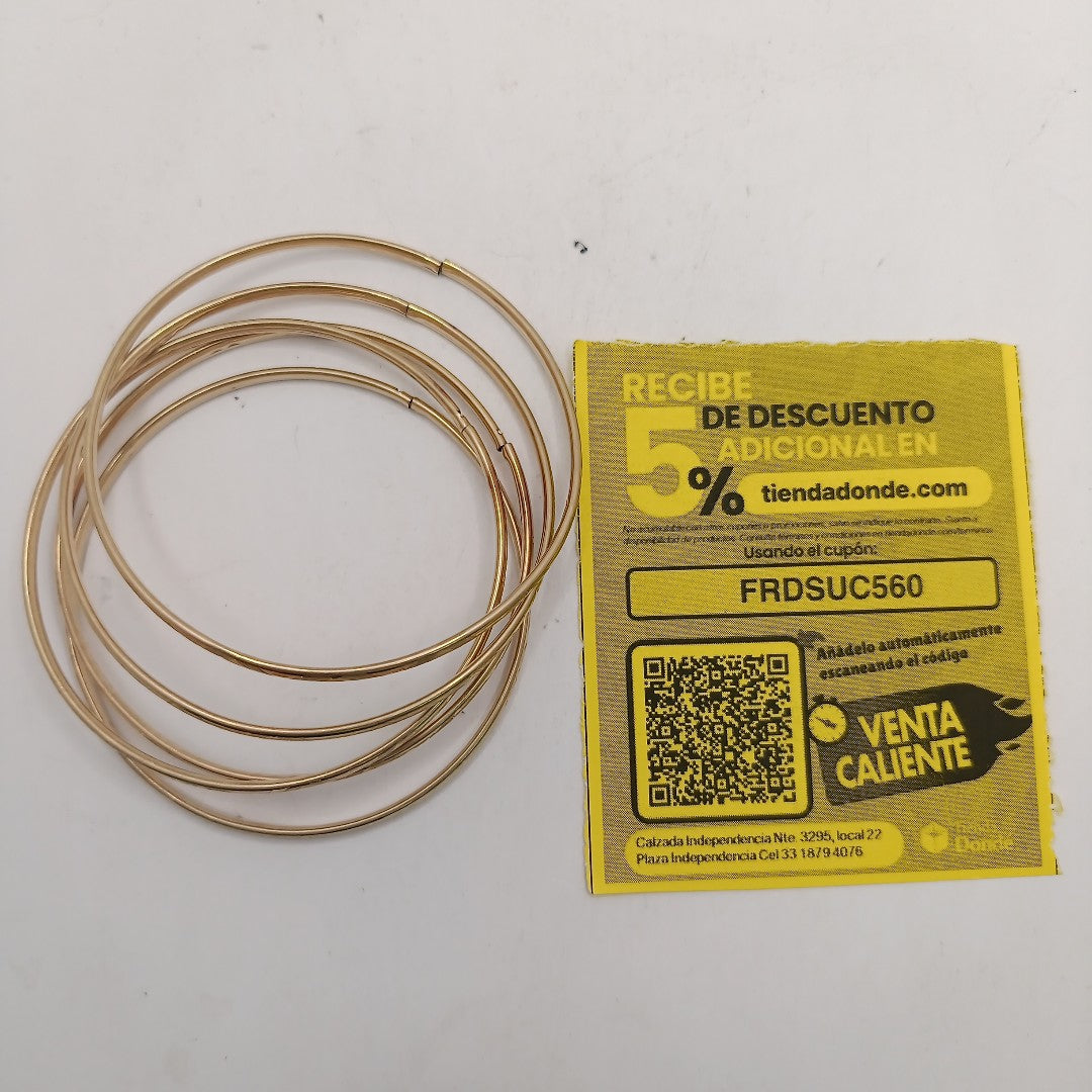 PULSERA RIGIDA ORO 10 K 15.3 GRMS (SEMINUEVO)