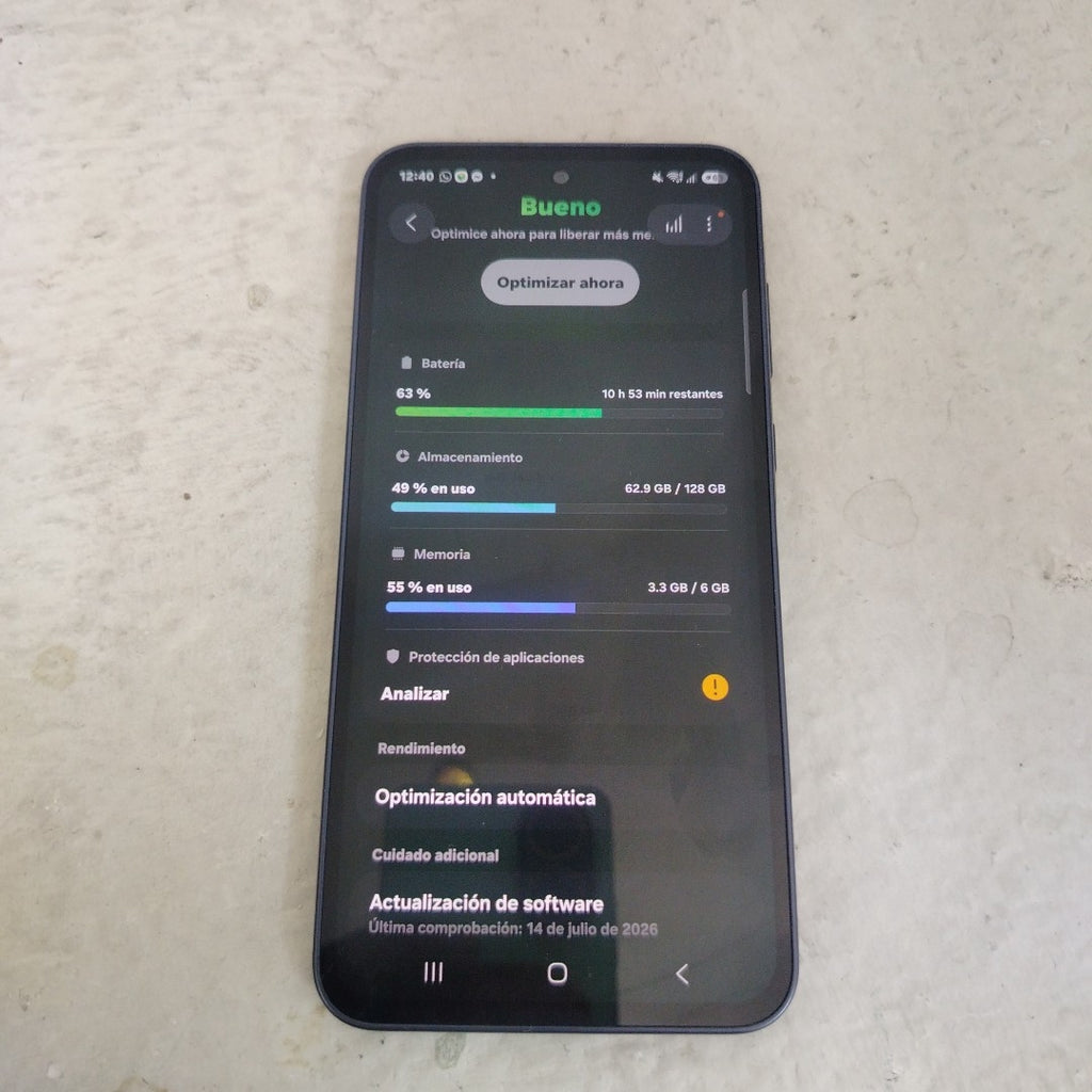 CELULAR SAMSUNG GALAXY A35 5G SM-A356E (2024) 128 GB 6 GB RAM (SEMINUEVO)