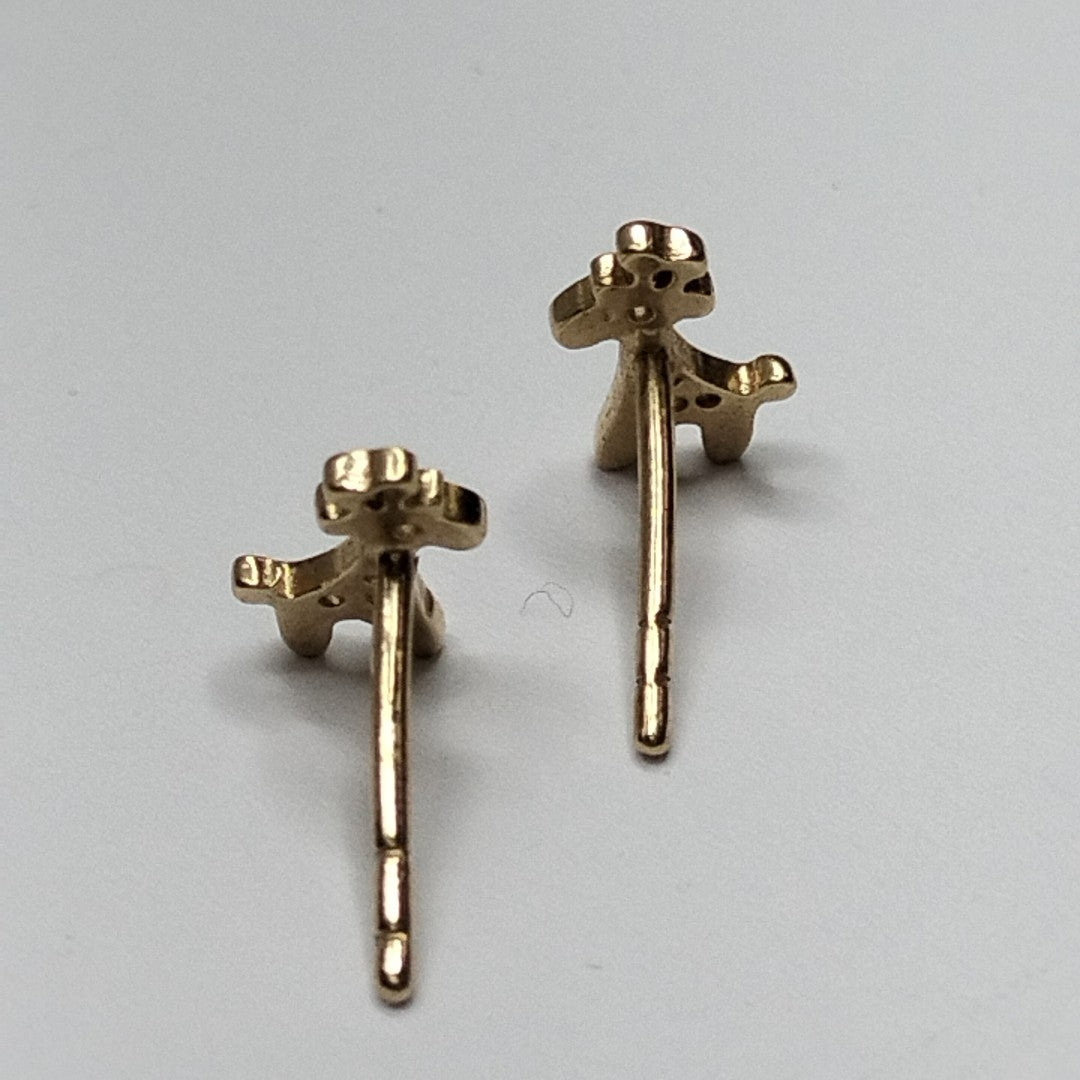 BROQUELES PAR ORO 14 K 0.7 GRMS (SEMINUEVO)