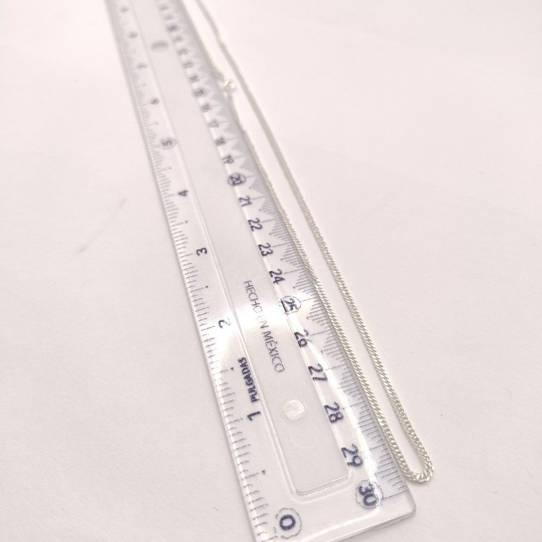 CADENA BARBADA PLATA .925 60 CM 4.82 GR (NUEVO)