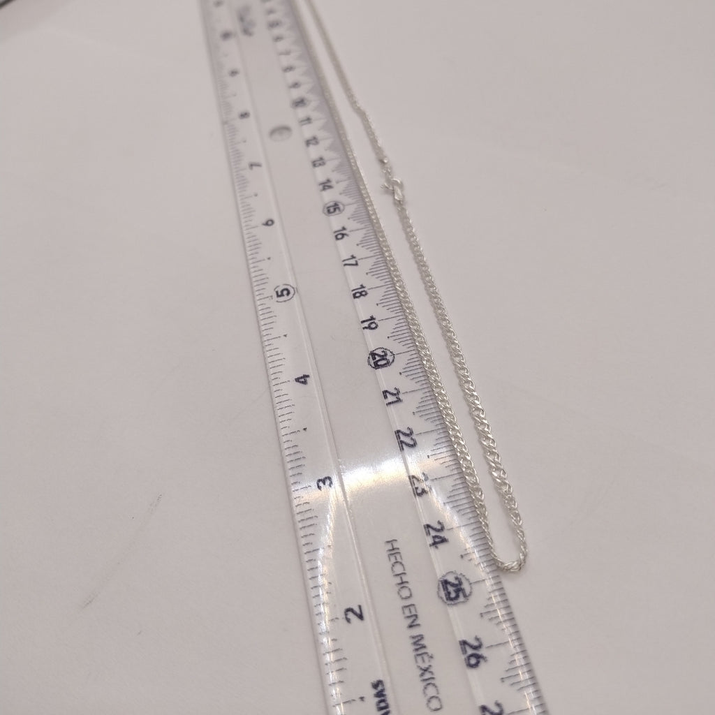 CADENA DOBLE ESLABON PLATA .925 50 CM 3.63 GR (NUEVO)