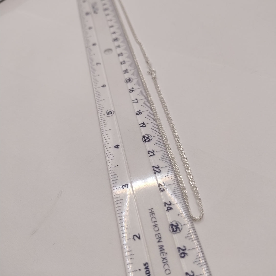 CADENA DOBLE ESLABON PLATA .925 50 CM 3.63 GR (NUEVO)