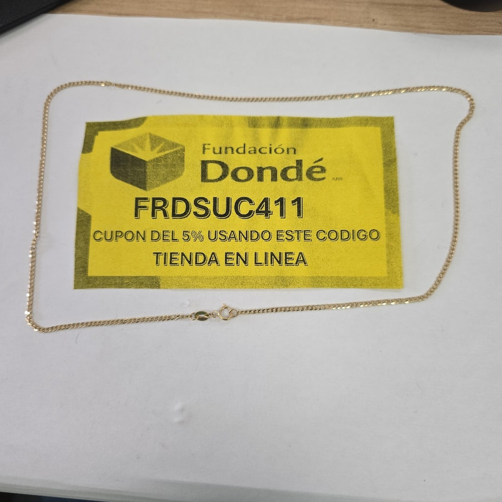 CADENA BARBADO 3.6GR 50 CM (NUEVO)