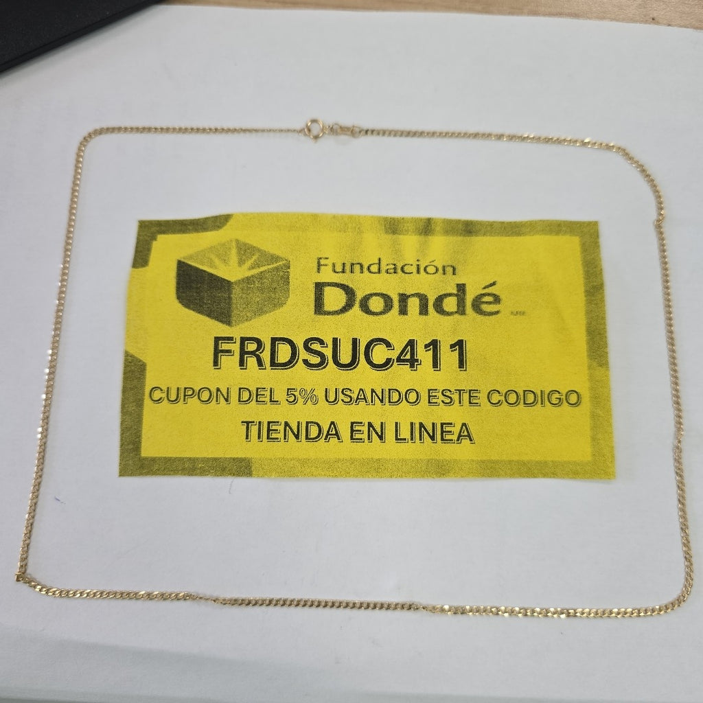 CADENA BARBADO 4GR 55 CM (NUEVO)