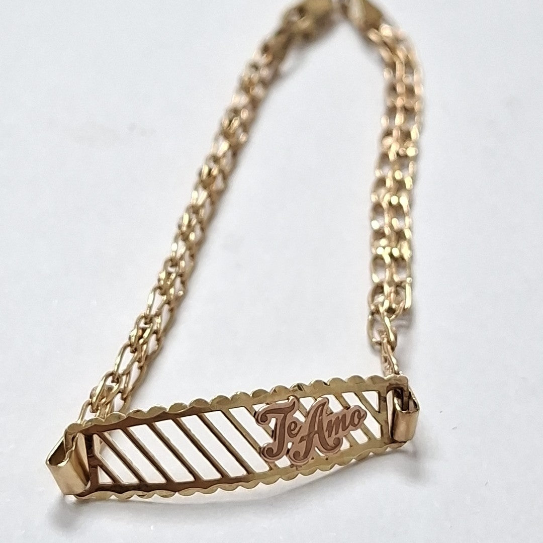 ESCLAVA ORO 10 K 3.8 GRMS (SEMINUEVO)