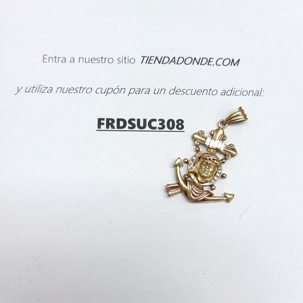 DIJE ORO PLATINO,ORO COMBINADO 10 K 9,40 GRMS (SEMINUEVO)