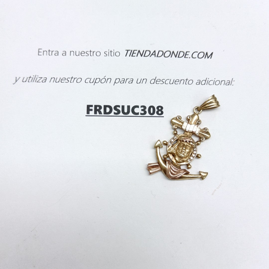 DIJE ORO PLATINO,ORO COMBINADO 10 K 9,40 GRMS (SEMINUEVO)