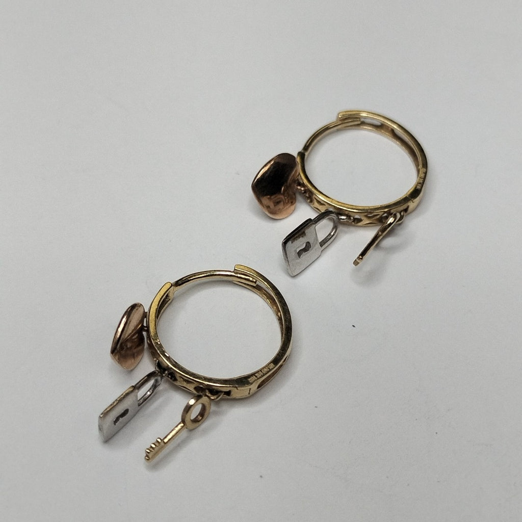ARETES PAR ORO 14 K 2.3 GRMS (SEMINUEVO)