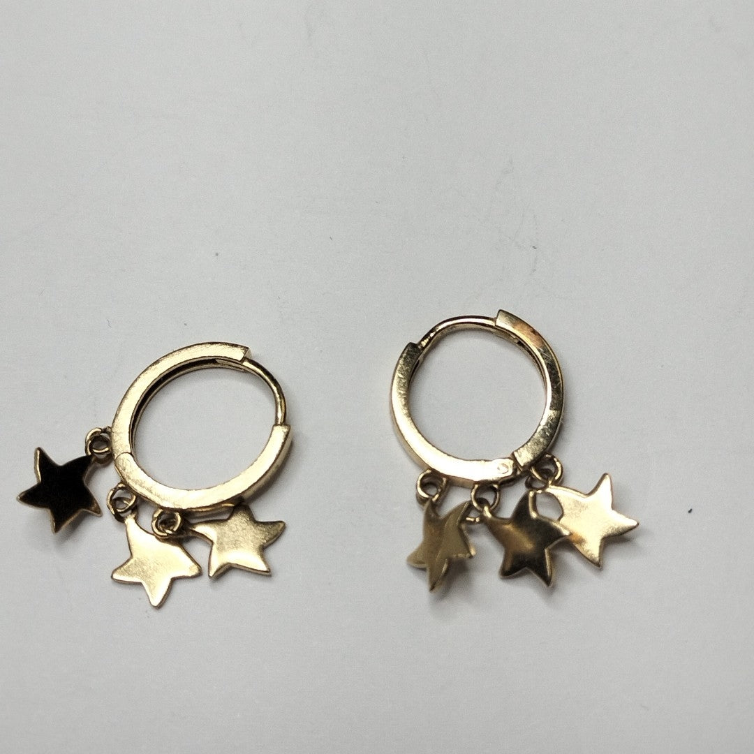ARETES PAR ORO 14 K 2.3 GRMS (SEMINUEVO)