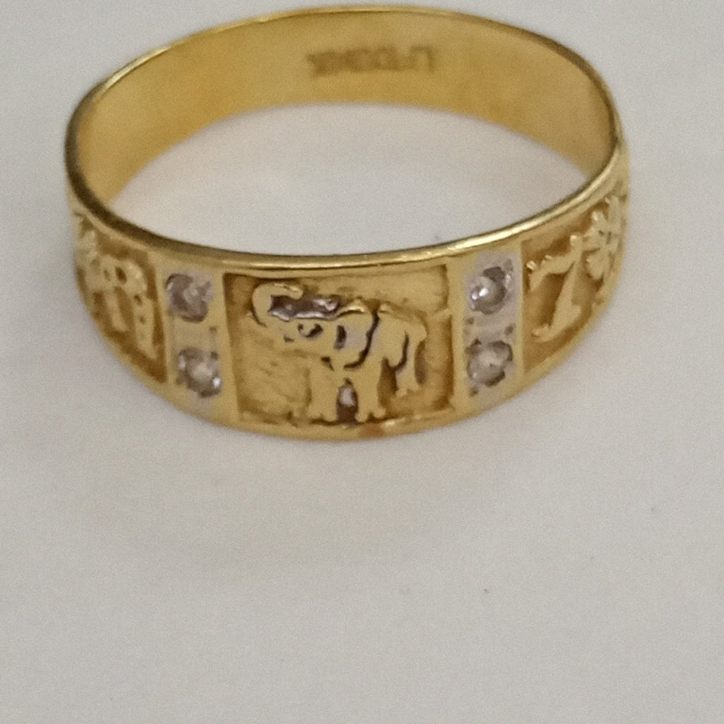 ARGOLLA DE LA SUERTE ORO 14 K 2,70 GRMS (SEMINUEVO)