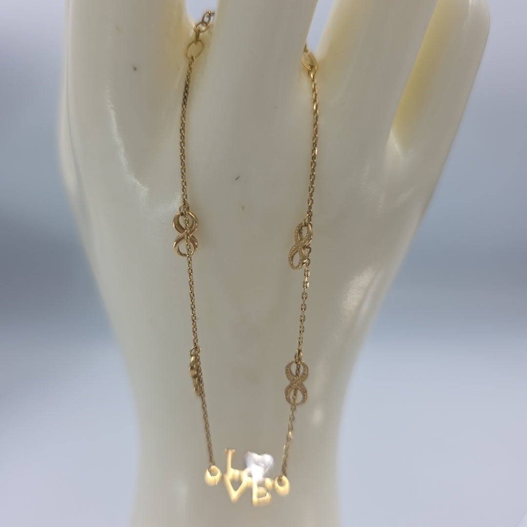 PULSERA ORO 14 K 1.9 GRMS (SEMINUEVO)