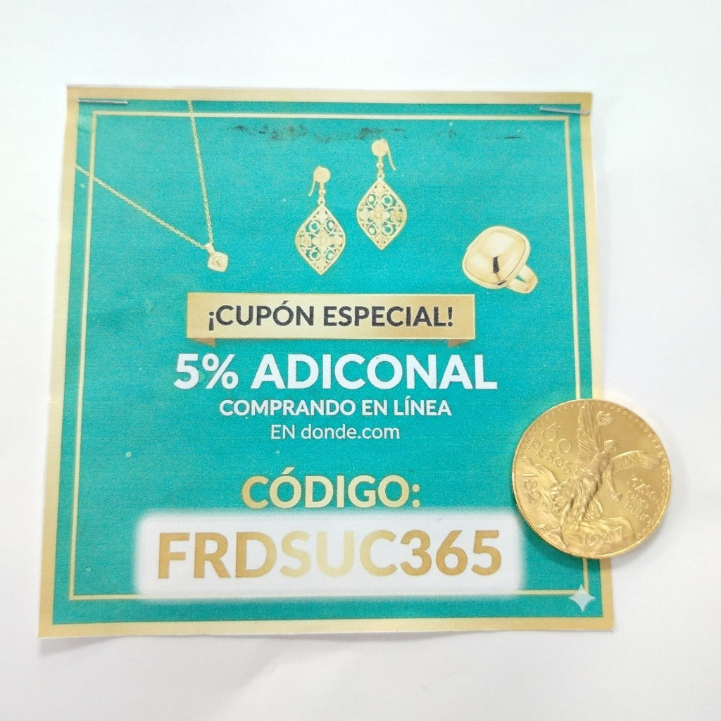 K1 41.6 GRMS 21 K IDENTIFICACIÓN MONEDA NOMINATIVA MONEDAS PESOS 50 PESOS (SEMINUEVO)