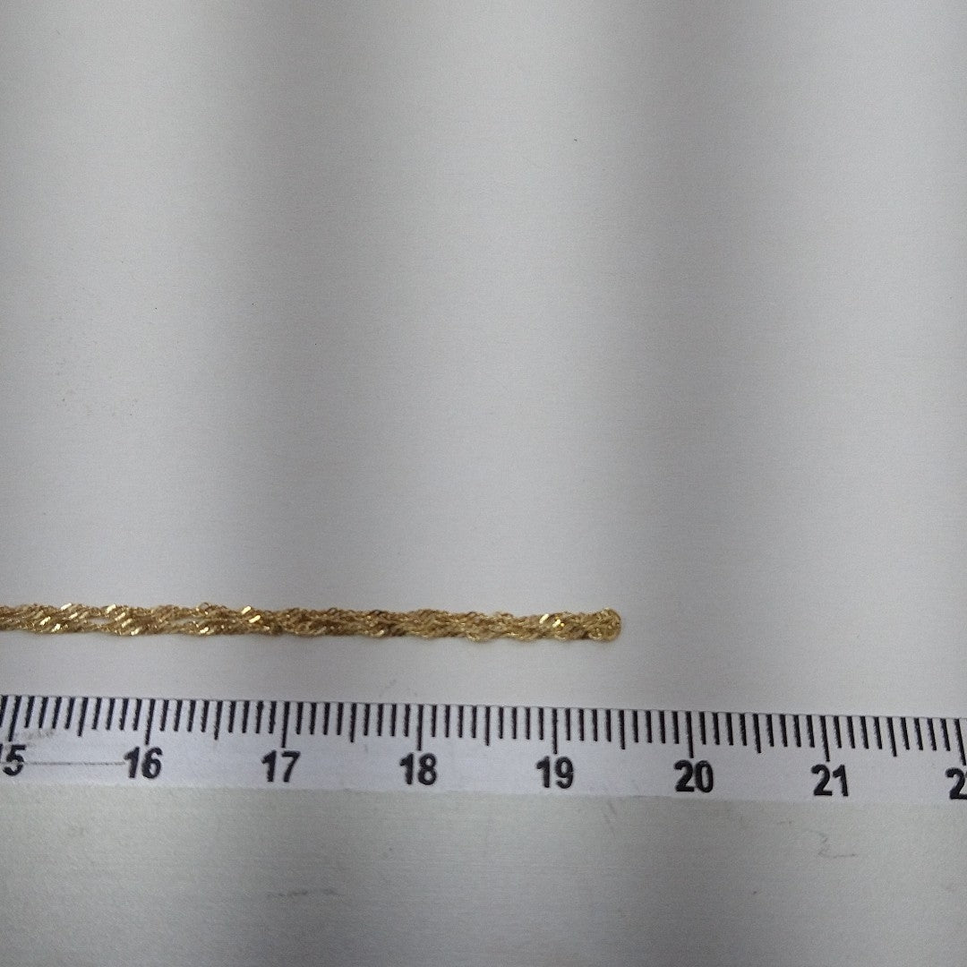 CADENA ORO 10 K 0.9 GRMS (SEMINUEVO)
