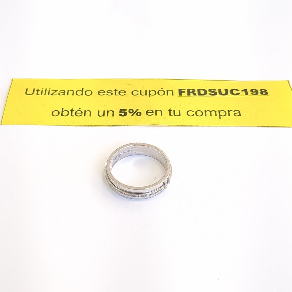 ARGOLLA ORO BLANCO 18 K 10.1 GRMS (SEMINUEVO)