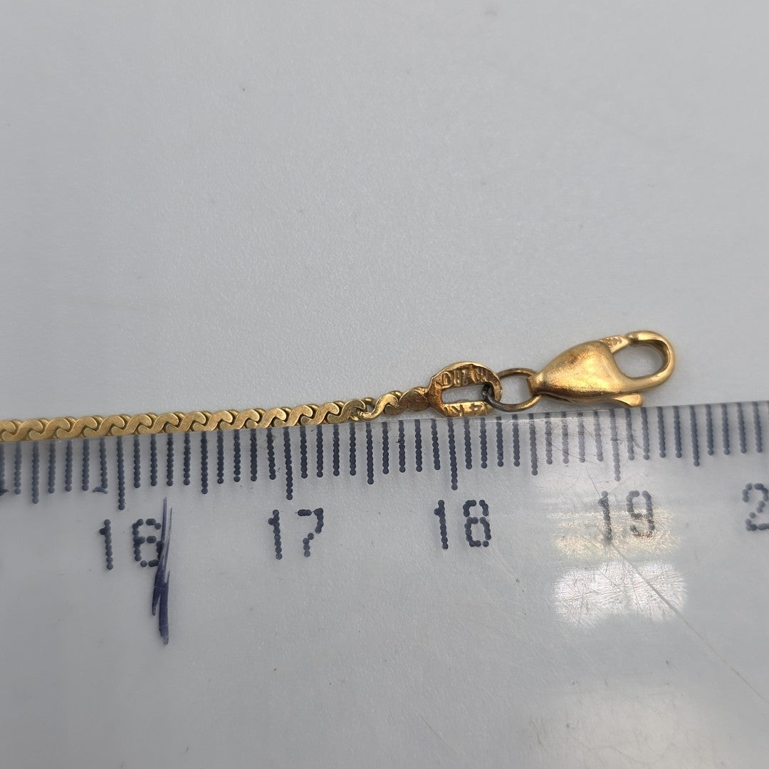 PULSERA ORO 14 K 1.7 GRMS (SEMINUEVO)