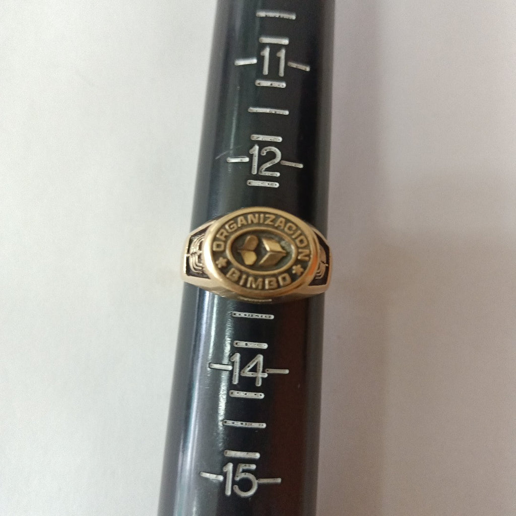 ANILLO CONMEMORATIVO ORO 14 K 10 GRMS (SEMINUEVO)