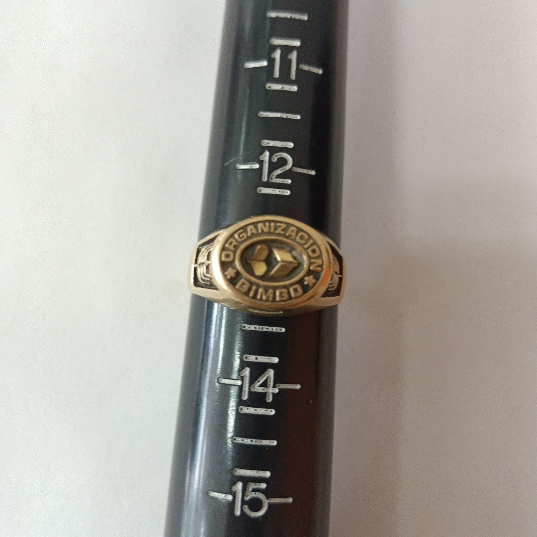 ANILLO CONMEMORATIVO ORO 14 K 10 GRMS (SEMINUEVO)