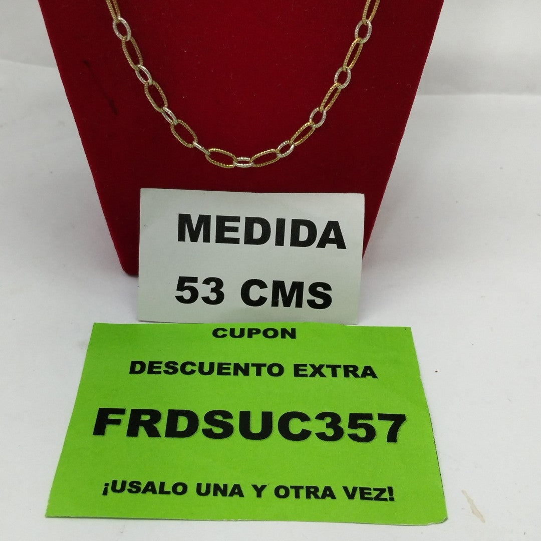 CADENA ORO,ORO BLANCO 14 K 15,10 GRMS (SEMINUEVO)