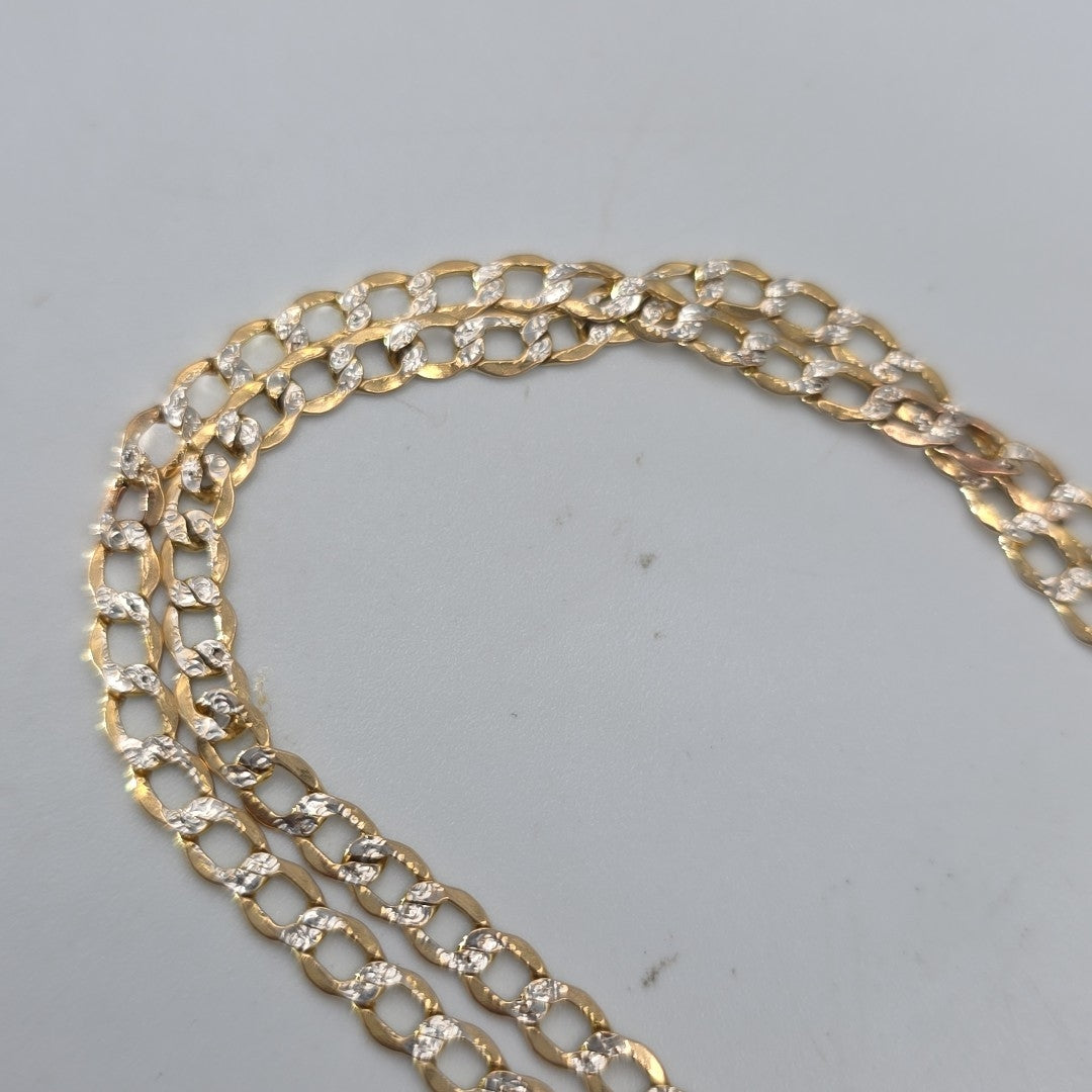 CADENA ORO, RODIADO 14 K 4.7 GRMS (SEMINUEVO)