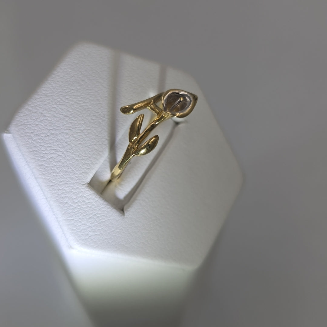 ANILLO ORO,RODIADO 14 K 1,90 GRMS (SEMINUEVO)