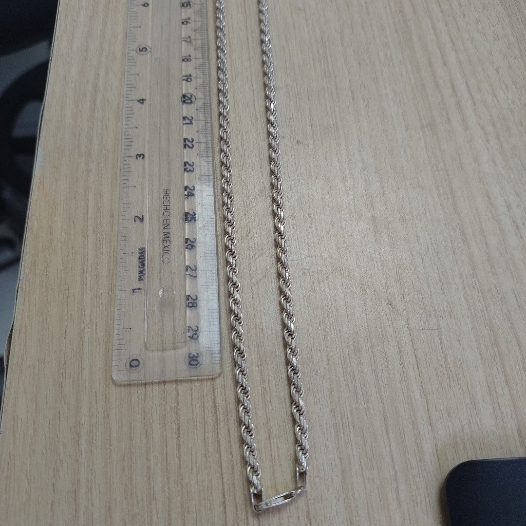 CADENA, CRUCIFIJO PLATA 35.5 GRMS (SEMINUEVO)