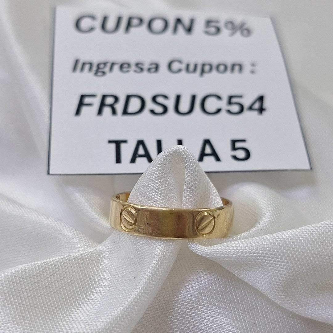 ARGOLLA ORO 18 K 2,50 GRMS (SEMINUEVO)
