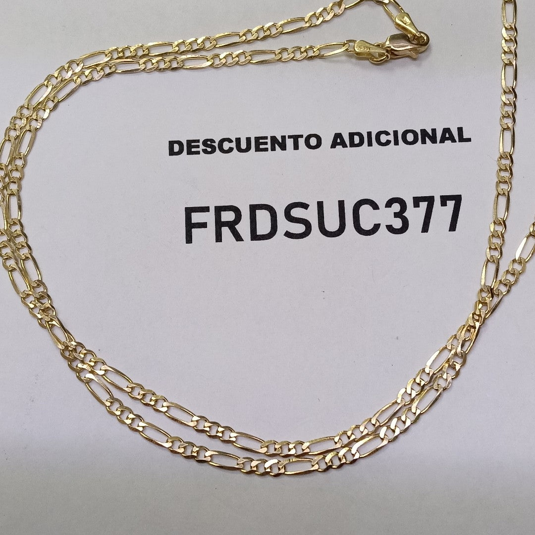 CADENAS 3X1 ORO 14K 55 CM 4.7 GR (NUEVO)