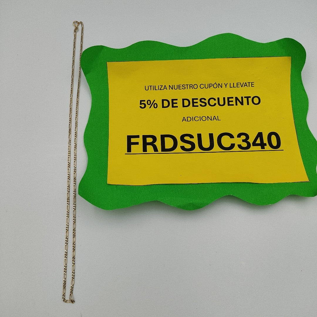 CADENA ORO 10 K 3,00 GRMS (SEMINUEVO)