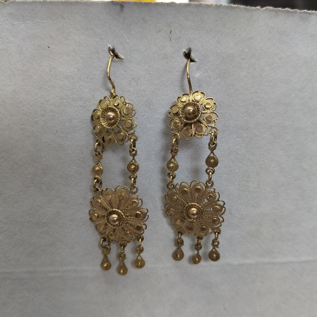 ARETES PAR ORO 8 K 5,50 GRMS (SEMINUEVO)
