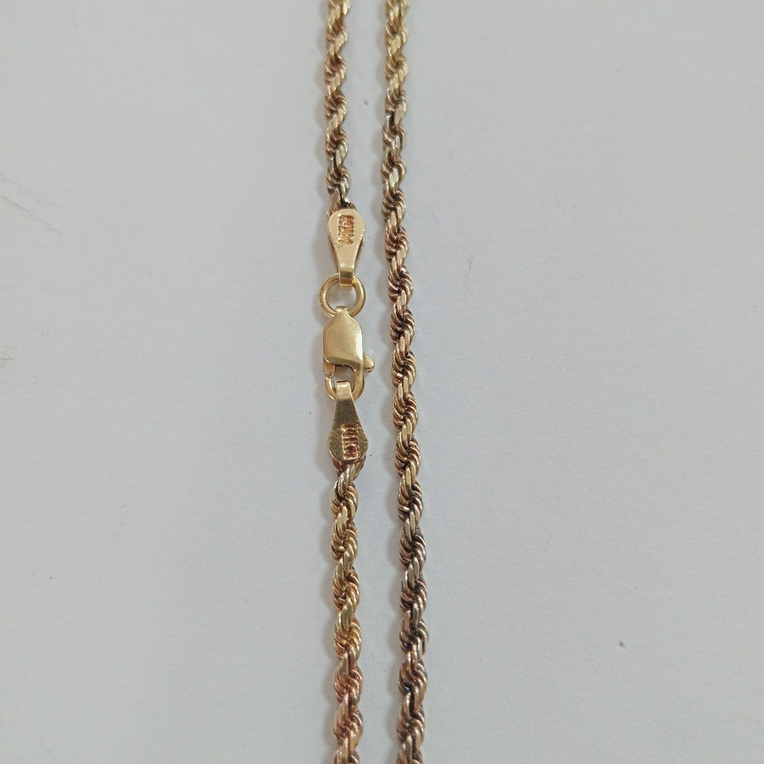 CADENA ORO COMBINADO 14 K 11.2 GRMS (SEMINUEVO)