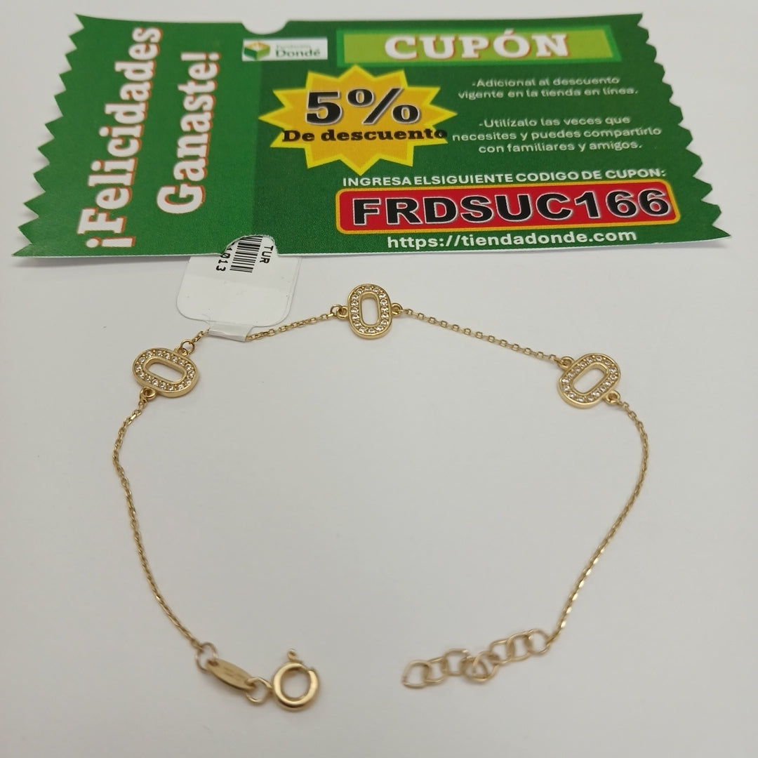 PULSERAS DAMA ORO 14K 1.6 (NUEVO)