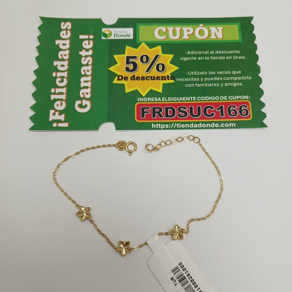 PULSERAS DAMA ORO 14K 1.7 (NUEVO)