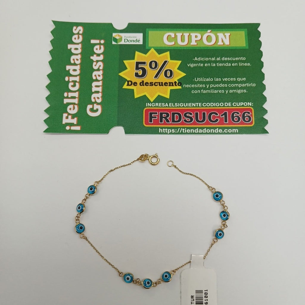 PULSERAS DAMA ORO 14K 1.4 (NUEVO)