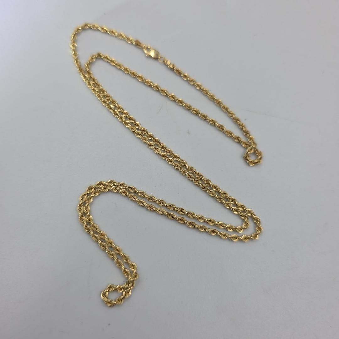 CADENA ORO 14 K 3.2 GRMS (SEMINUEVO)