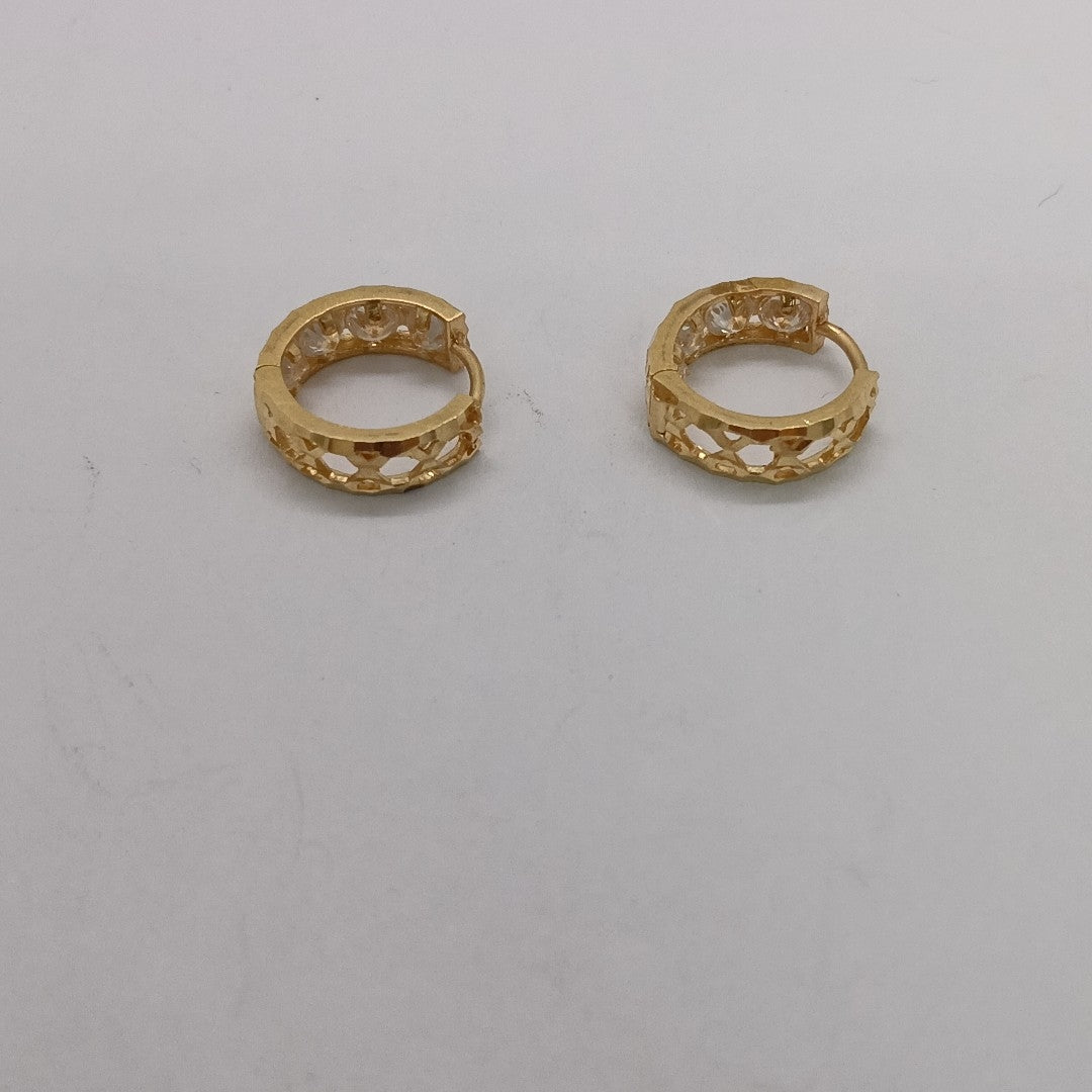 ARRACADAS PAR ORO 14 K 2,80 GRMS (SEMINUEVO)