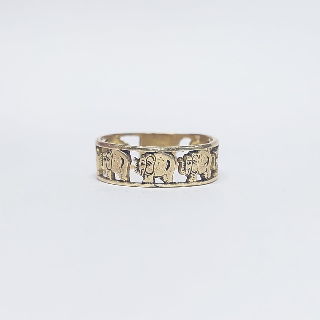 ARGOLLA DE LA SUERTE ORO 14 K 2,60 GRMS (SEMINUEVO)