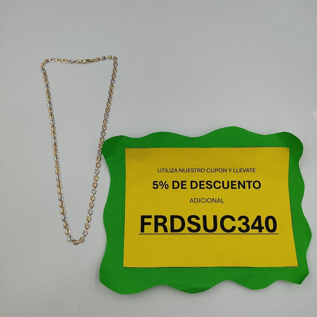 GARGANTILLA ORO,ORO COMBINADO 14 K 4,10 GRMS (SEMINUEVO)