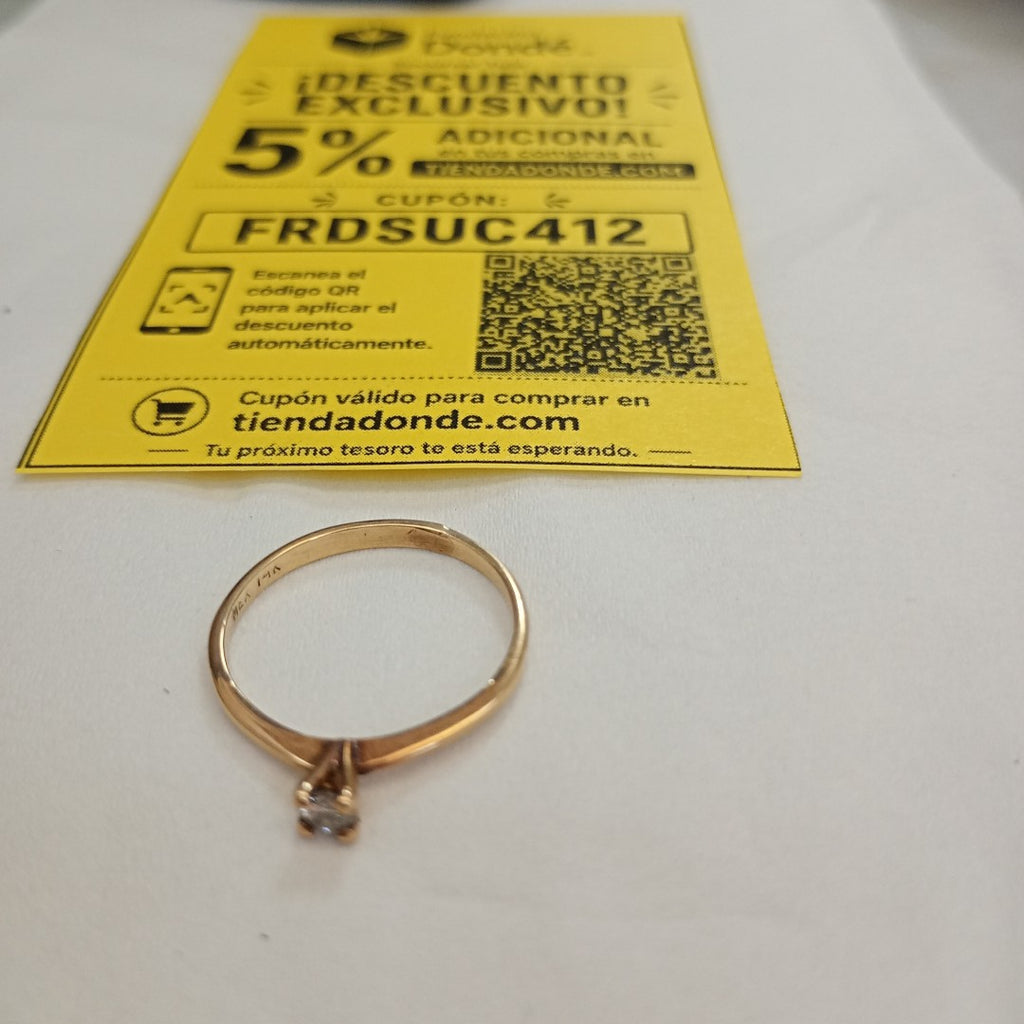 ANILLITO ORO 14 K 1,10 GRMS (SEMINUEVO)