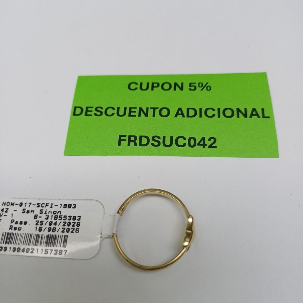 ANILLITO ORO 14 K 4.4 GRMS (SEMINUEVO)