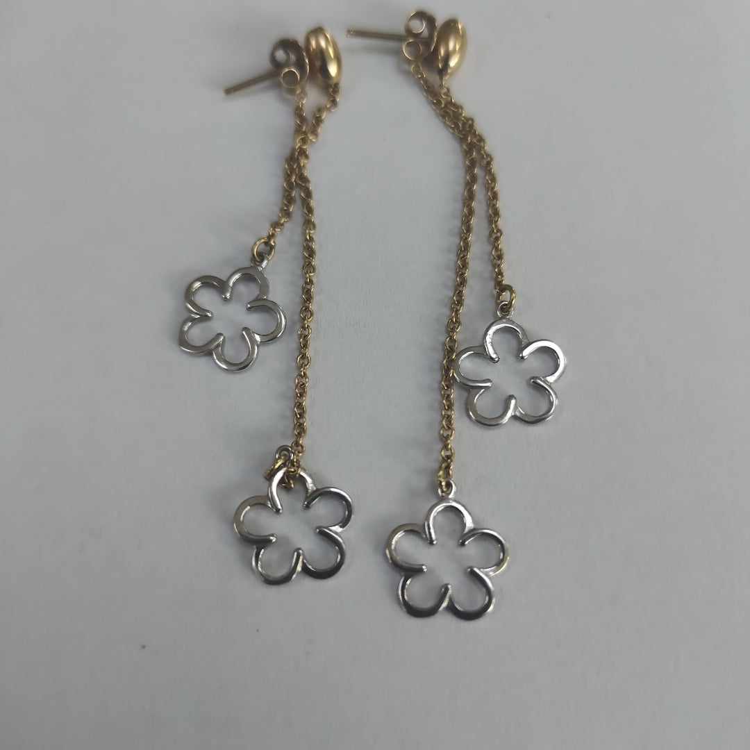 ARETES PAR ORO 10 K 3.7 GRMS (SEMINUEVO)