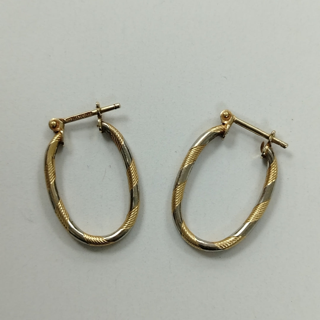 ARRACADAS PAR ORO 14 K 1.4 GRMS (SEMINUEVO)