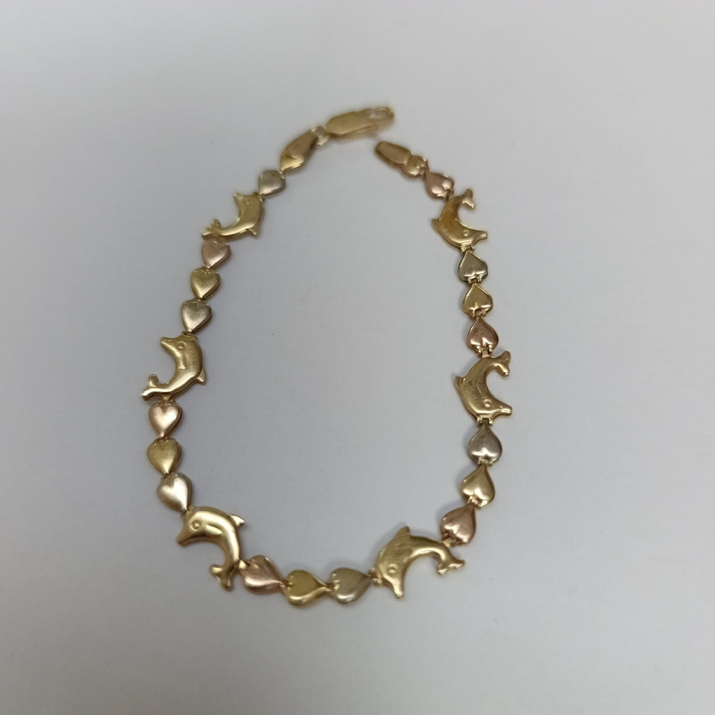 PULSERA ORO 14 K 5.7 GRMS (SEMINUEVO)
