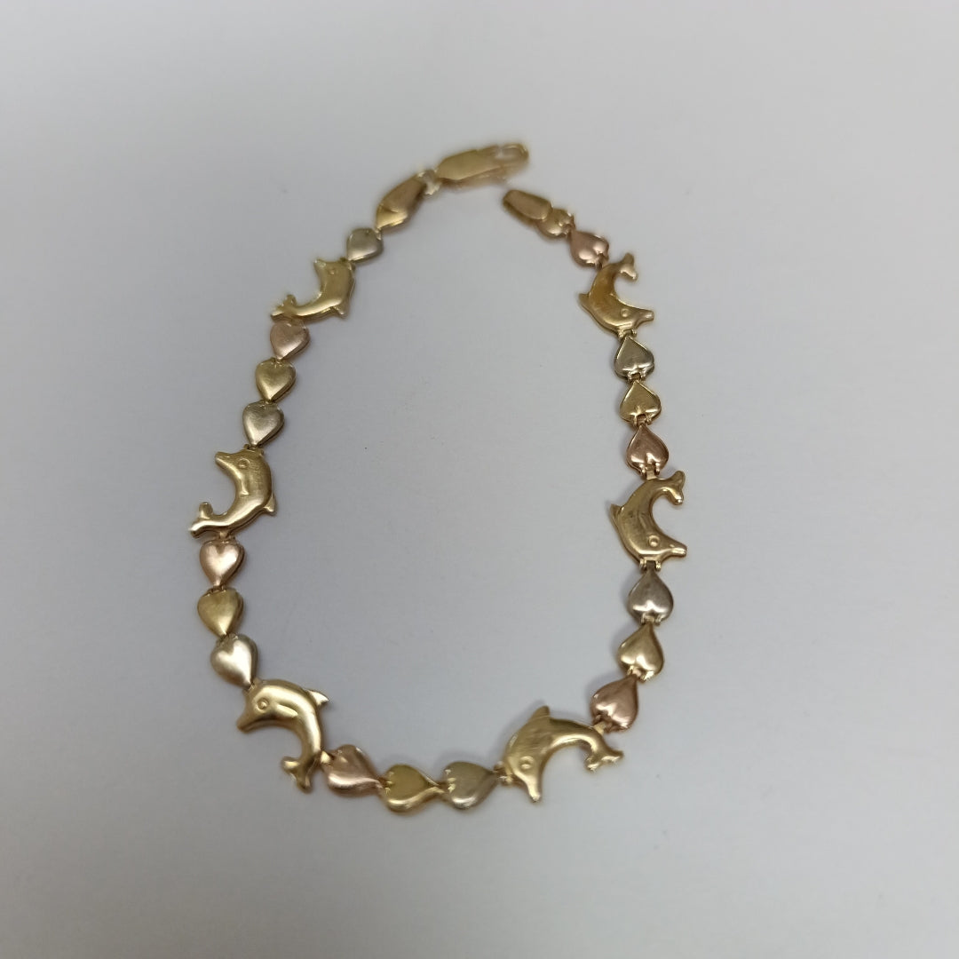PULSERA ORO 14 K 5.7 GRMS (SEMINUEVO)