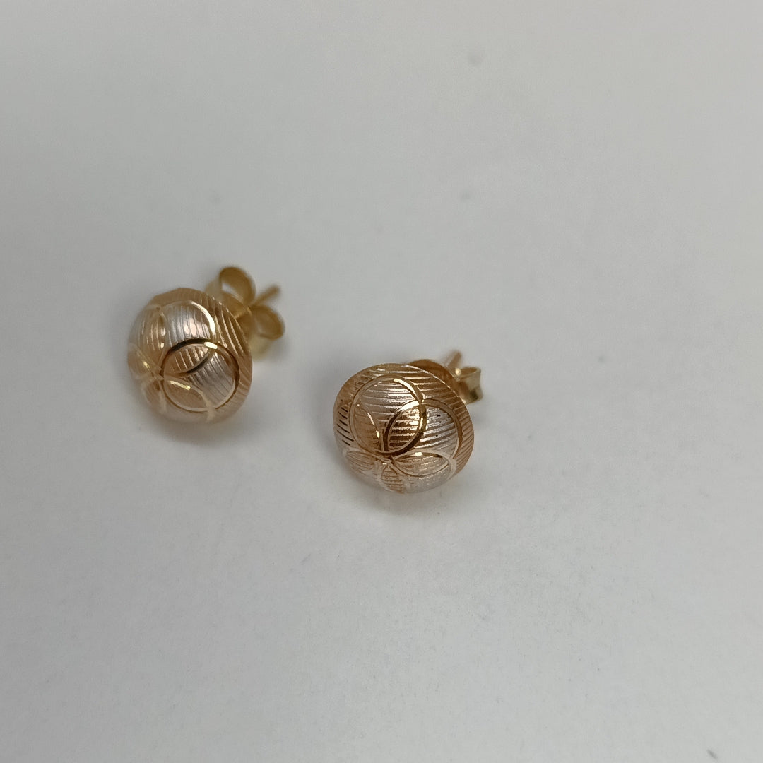 ARETES PAR ORO 14 K 1.4 GRMS (SEMINUEVO)